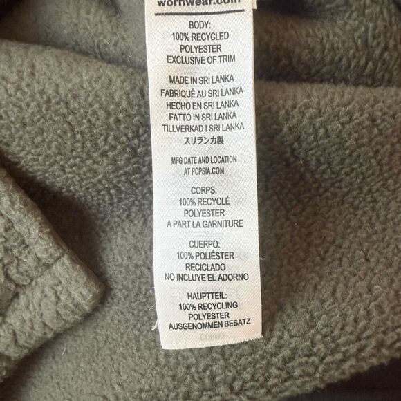 Patagonia Women's Fleece Button Down Retro File Shacket Pine‎ Needle Green XS - Picture 6 of 11